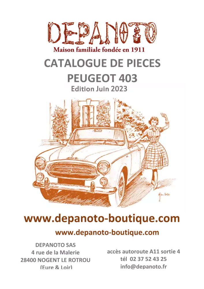 Catalogue Pièce Peugeot